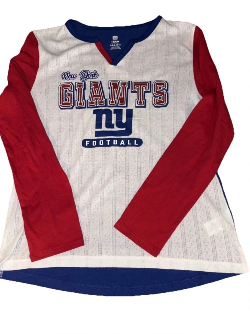 Girls New York Giants Team Apparel Girls Size L 10/12
